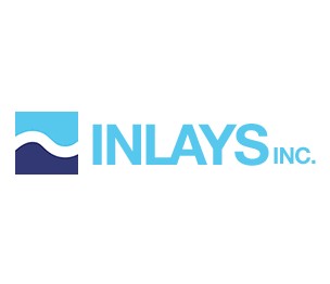 INLAYS MANUFACTURING INC UNG-201 TILE BLACK RACING LANES 2x2